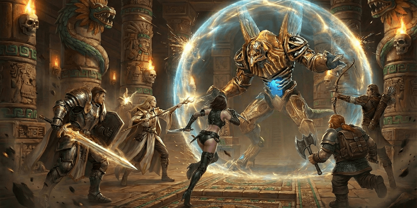 Arcane Heroes 2 Eternal Temple artwork