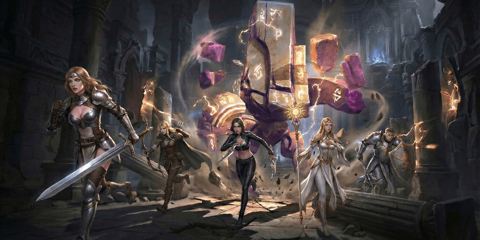 Arcane Heroes 2 Floating Ruins artwork