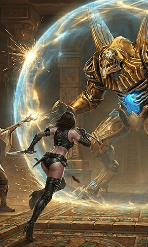 Temple Breaker contest artwork