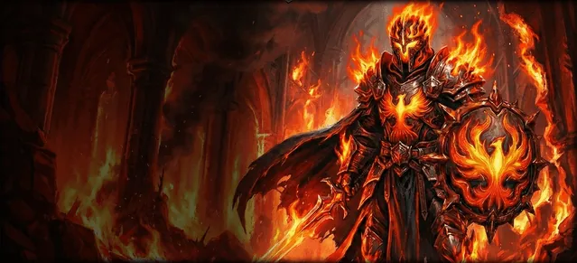 Fireborn gear set artwork