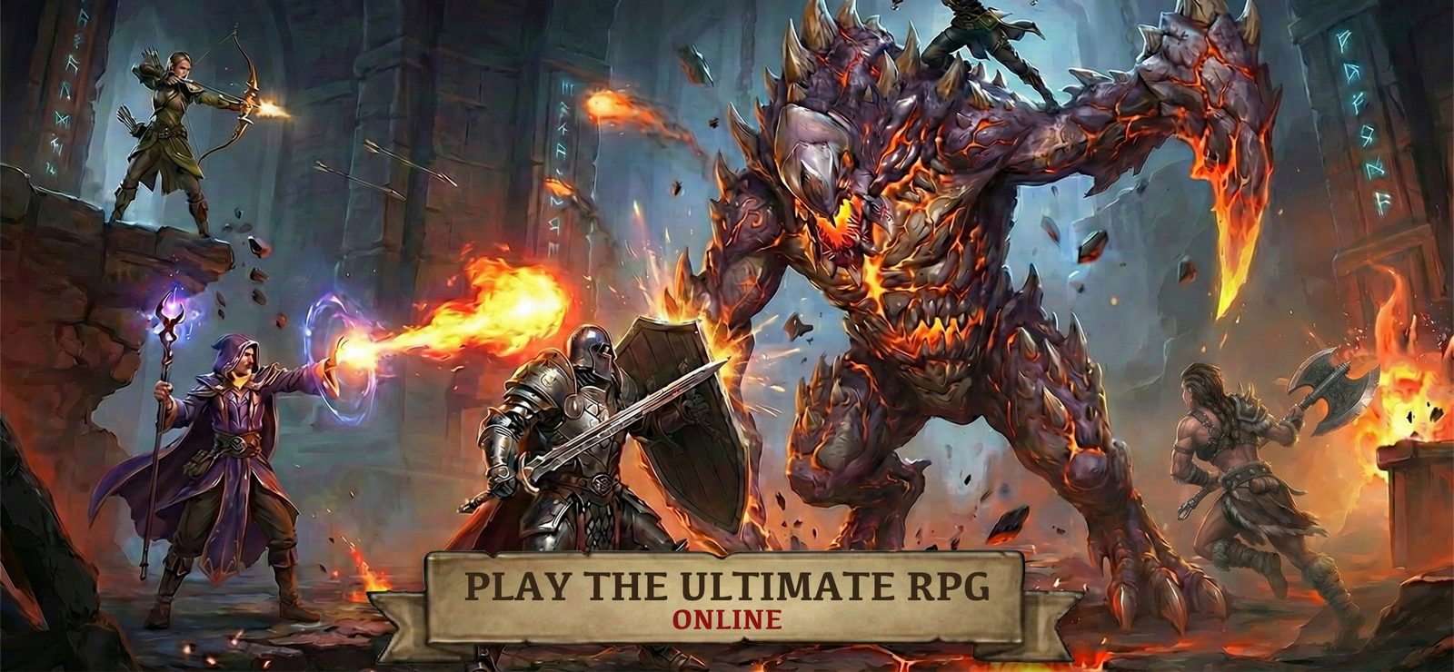 Arcane Heroes 2 battle screen