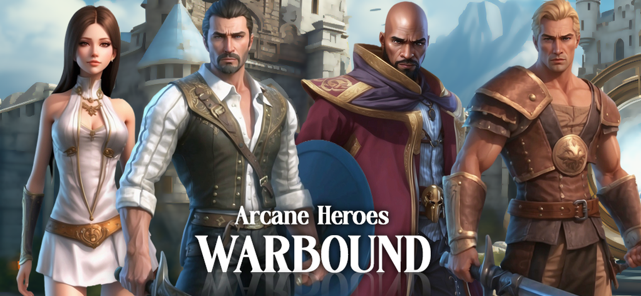 Arcane Heroes Warbound battle screenshot