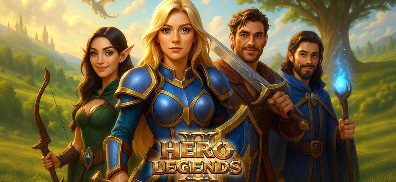 Hero Legends 2: Dragonhunters heroes